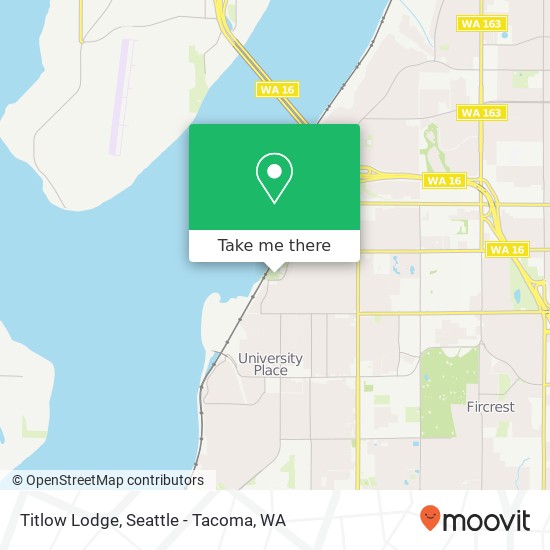 Titlow Lodge map