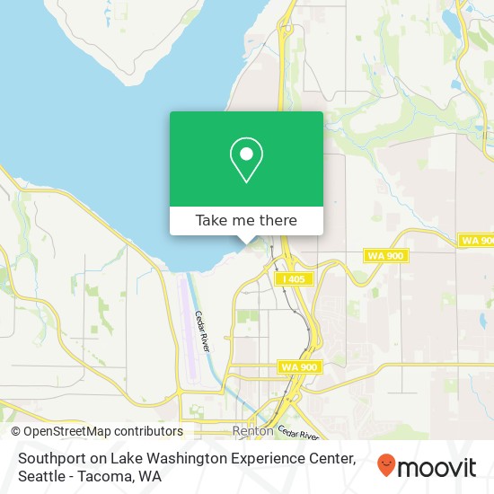 Mapa de Southport on Lake Washington Experience Center