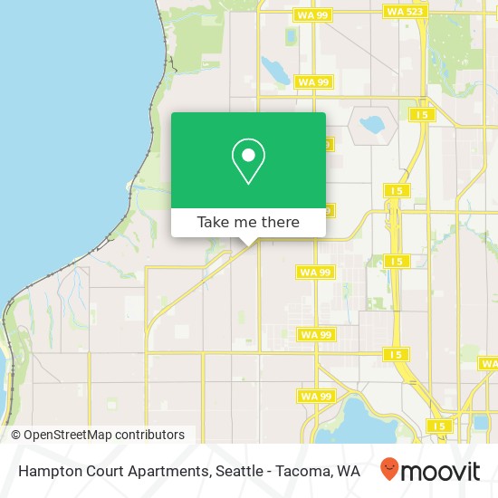 Hampton Court Apartments map