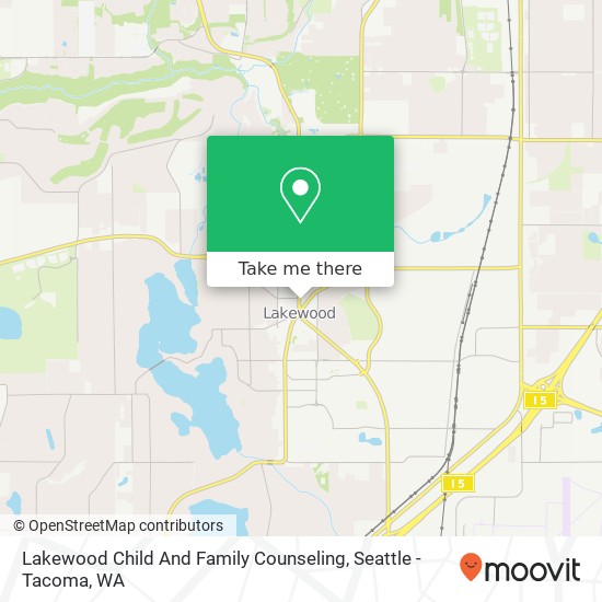 Mapa de Lakewood Child And Family Counseling