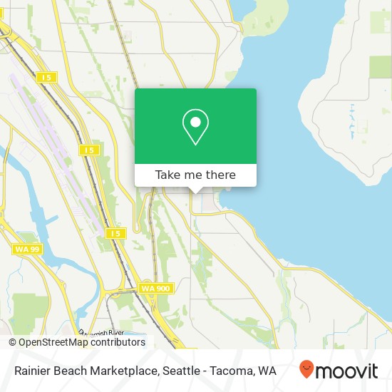 Rainier Beach Marketplace map