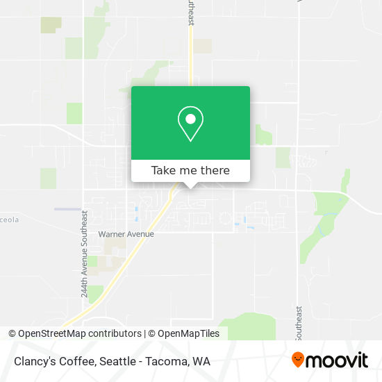 Clancy's Coffee map