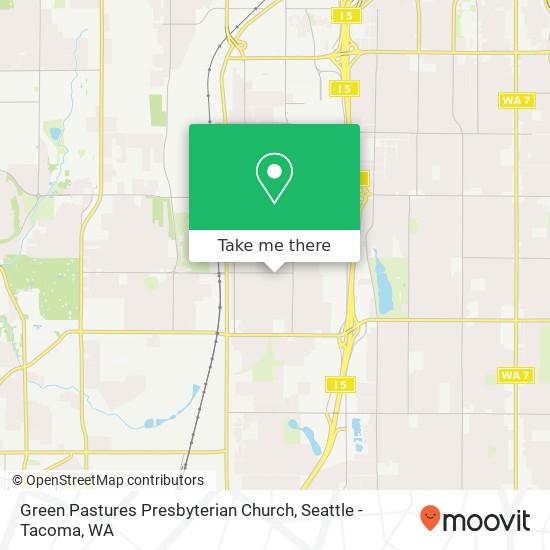 Green Pastures Presbyterian Church map