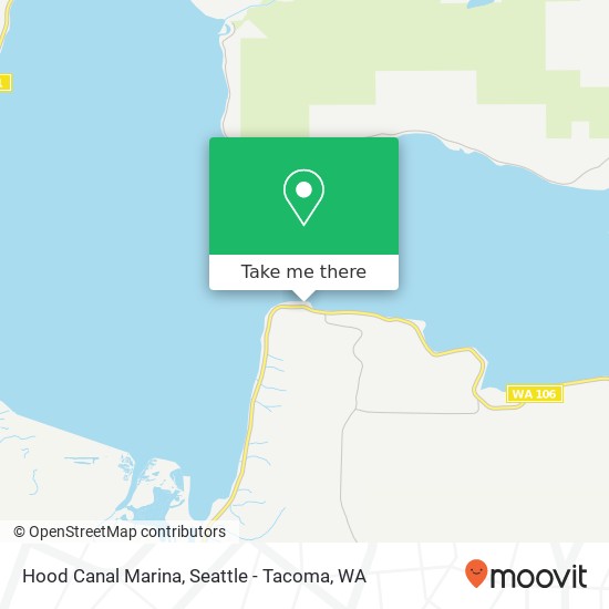 Hood Canal Marina map