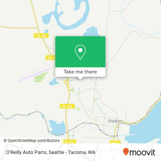 O'Reilly Auto Parts map