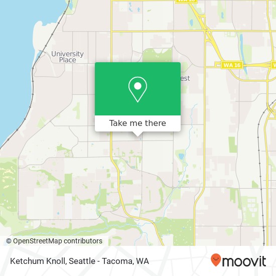 Ketchum Knoll map