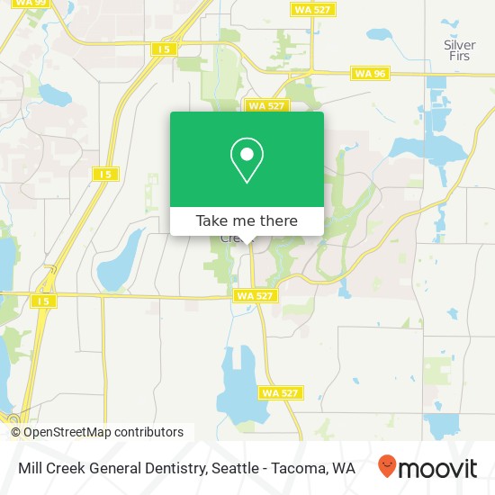 Mill Creek General Dentistry map