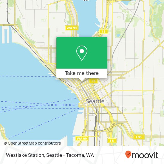 Mapa de Westlake Station