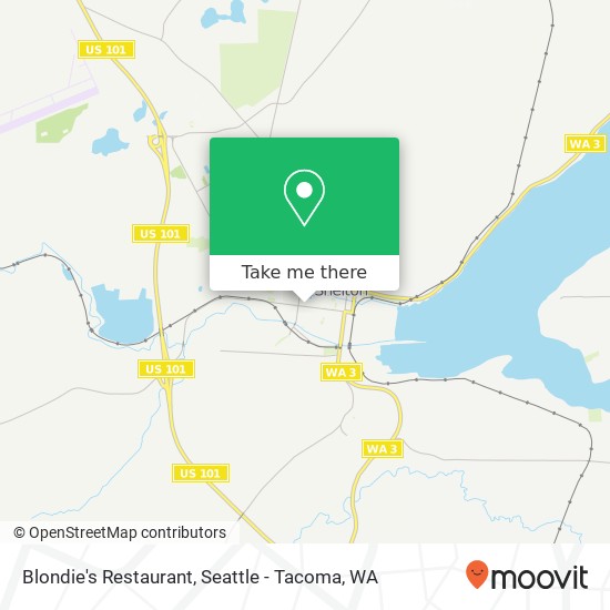 Blondie's Restaurant map
