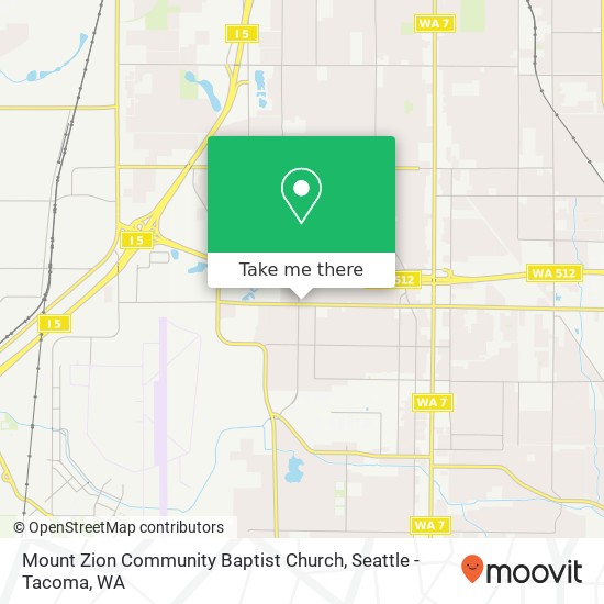 Mapa de Mount Zion Community Baptist Church