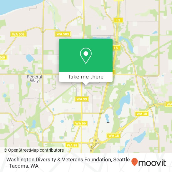 Washington Diversity & Veterans Foundation map