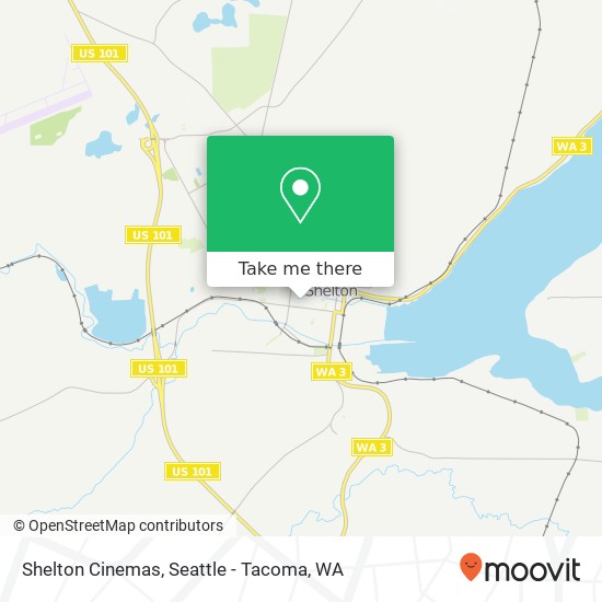 Shelton Cinemas map