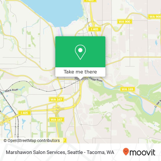 Marshawon Salon Services map