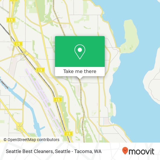 Mapa de Seattle Best Cleaners