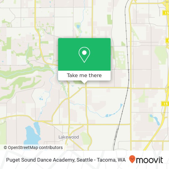 Puget Sound Dance Academy map