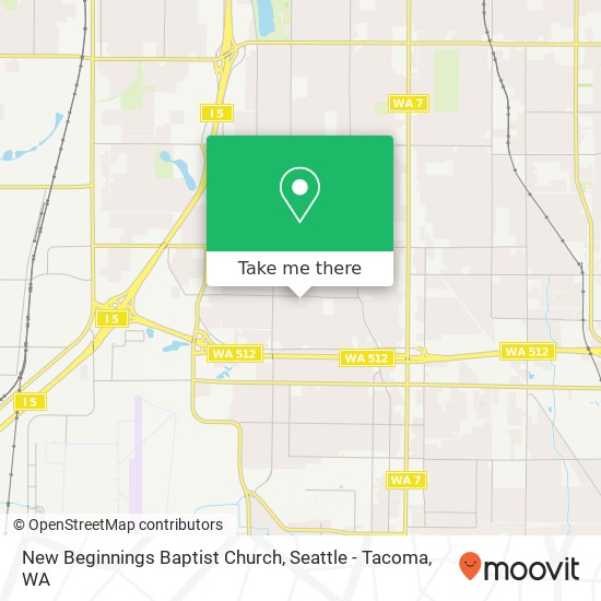 New Beginnings Baptist Church map