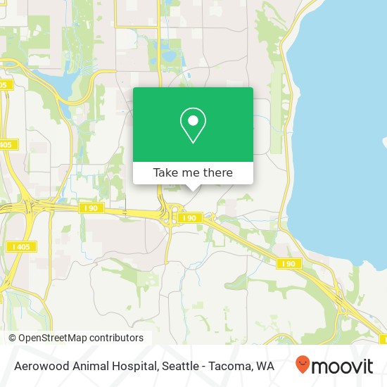 Aerowood Animal Hospital map