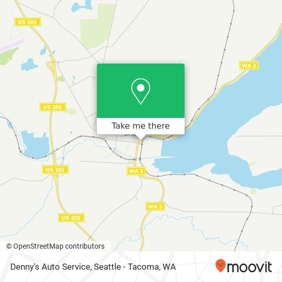 Mapa de Denny's Auto Service