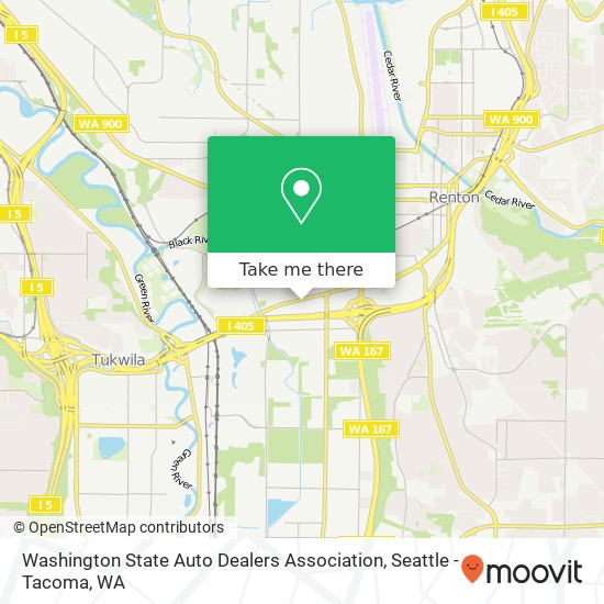 Mapa de Washington State Auto Dealers Association
