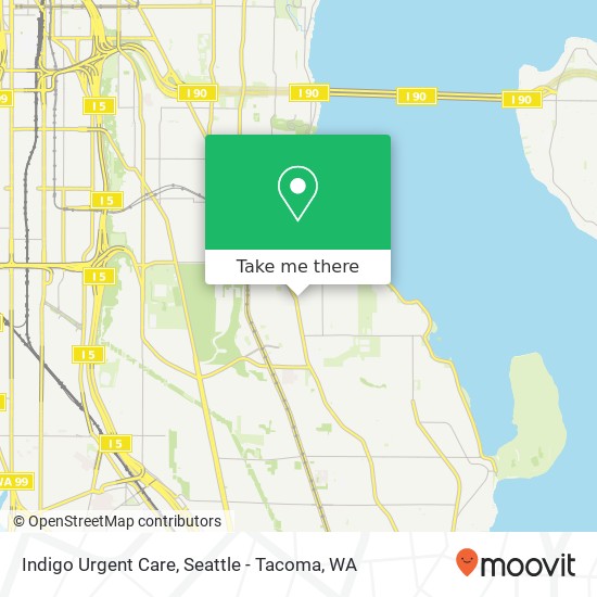 Indigo Urgent Care map