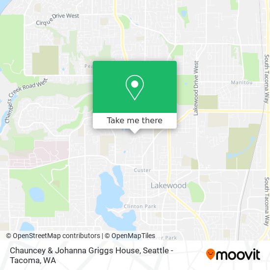 Chauncey & Johanna Griggs House map