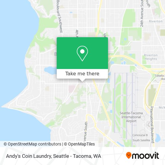 Andy's Coin Laundry map