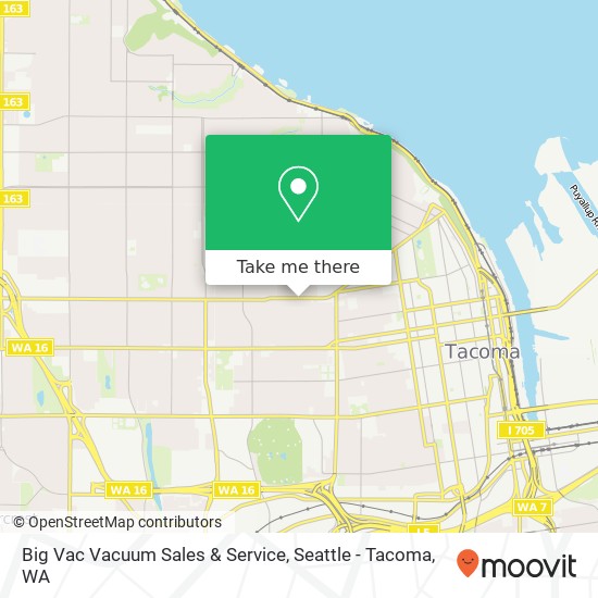 Mapa de Big Vac Vacuum Sales & Service