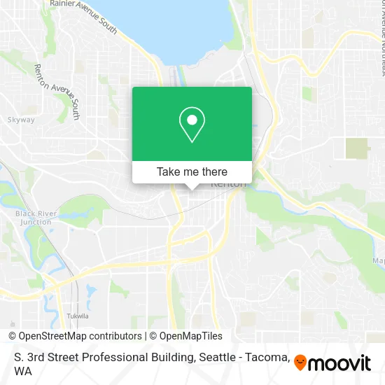 S. 3rd Street Professional Building map