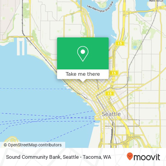 Sound Community Bank map