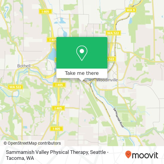 Sammamish Valley Physical Therapy map