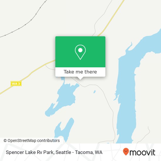 Mapa de Spencer Lake Rv Park
