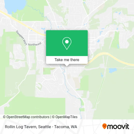 Rollin Log Tavern map