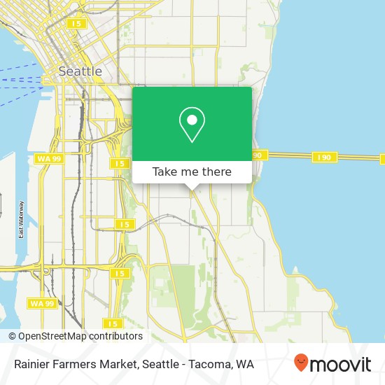 Mapa de Rainier Farmers Market