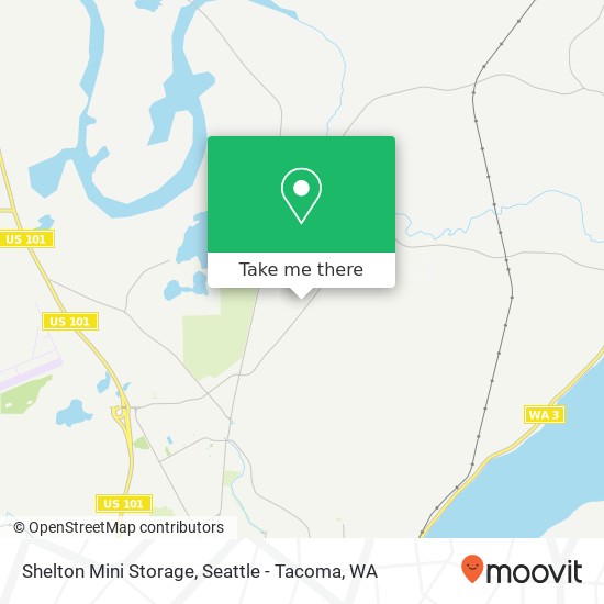 Shelton Mini Storage map