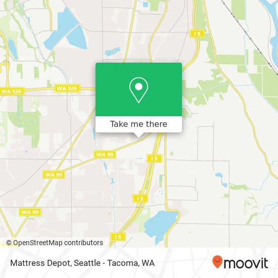 Mapa de Mattress Depot