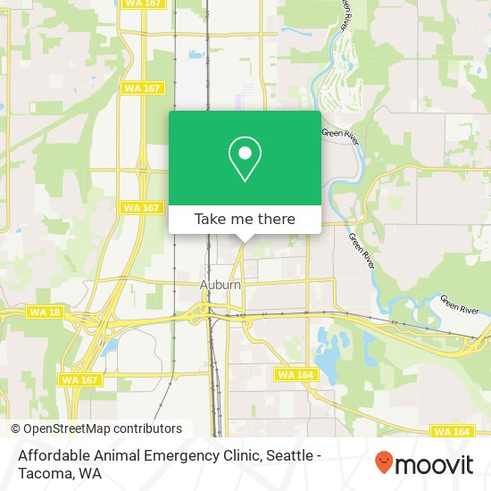 Mapa de Affordable Animal Emergency Clinic