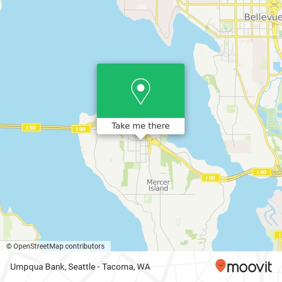 Umpqua Bank map