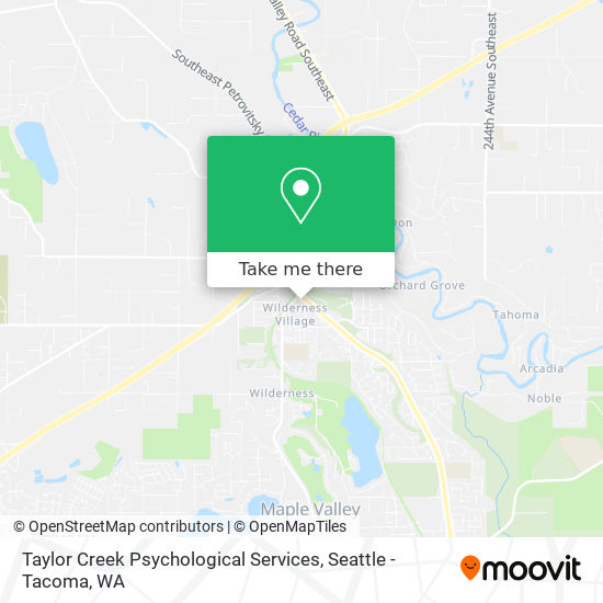 Mapa de Taylor Creek Psychological Services