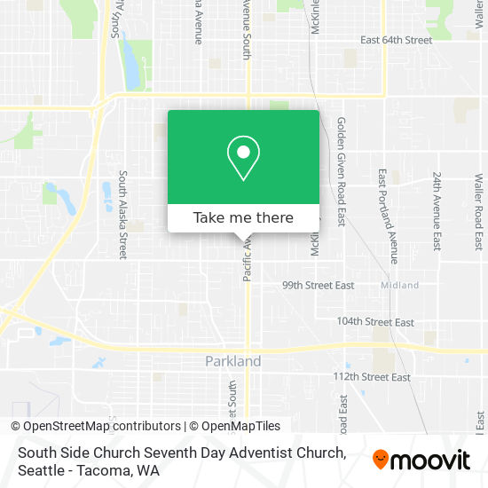 South Side Church Seventh Day Adventist Church map