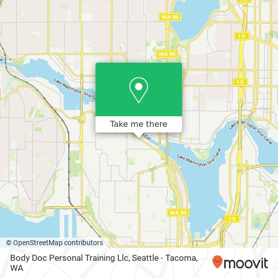 Mapa de Body Doc Personal Training Llc