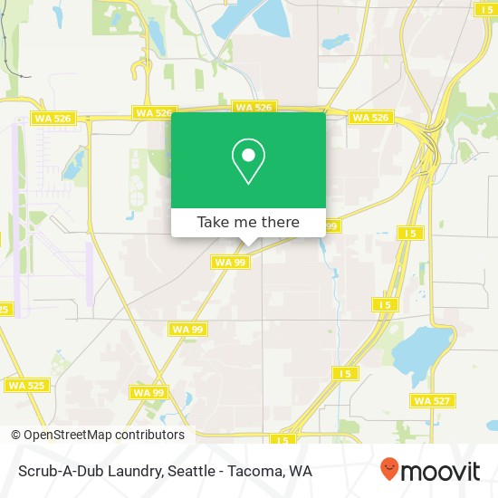 Scrub-A-Dub Laundry map