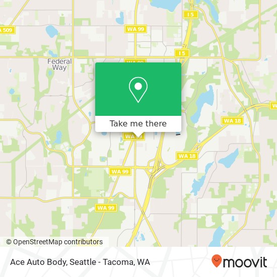 Ace Auto Body map