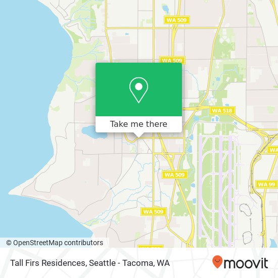 Tall Firs Residences map