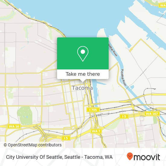 City University Of Seattle map