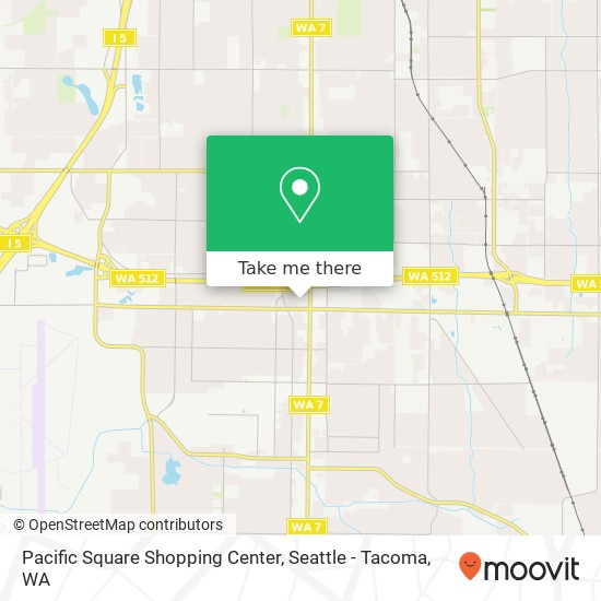 Pacific Square Shopping Center map