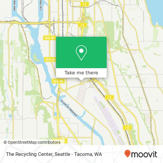 The Recycling Center map