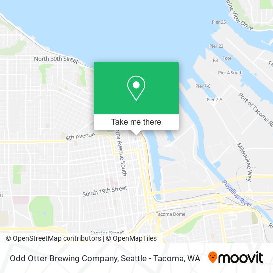 Mapa de Odd Otter Brewing Company