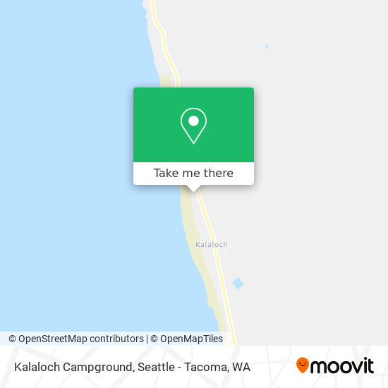 Mapa de Kalaloch Campground