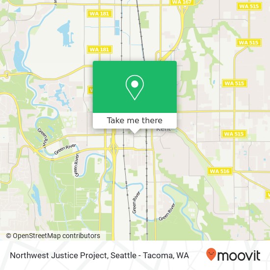 Northwest Justice Project map
