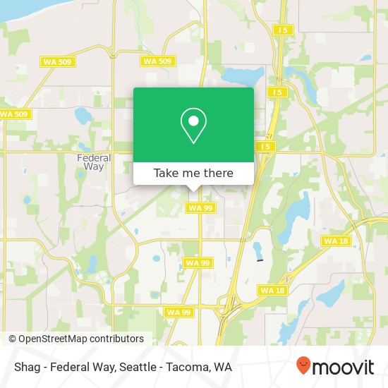 Shag - Federal Way map